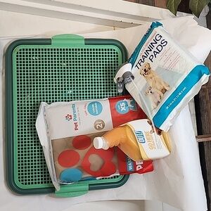 Puppy Training Kit: pee pad holder washable pee pad training pads Out attractant